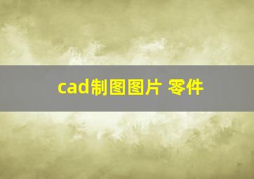 cad制图图片 零件